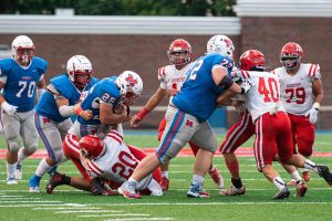 Morgantown erupts in second half to knock off Hedgesville 49-21